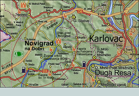 karta duge rese Župa Uznesenja Blažene Djevice Marije   Novigrad na Dobri  karta duge rese